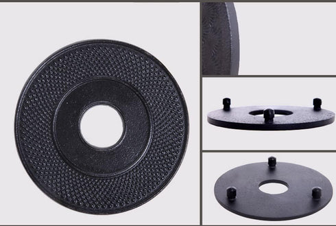 suyika Cast Iron Mat with Rubber Pegs/Feet for Japanese Tea Kettle Cast Iron Teapot Black Trivet 5.3in...