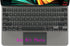 Silicone Keyboard Skin Cover Compatible for 2021 2020 iPad Pro 12.9 inch Magic Keyboard (4th 5th Generation), 2024 13" iPad Air M2, 2022 M2 iPad P...