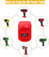 for Milwaukee to Snap On 18V Battery Adapter, Convert for Milwaukee M18 18V Battery to Work for Snap On 18V Power Tool (Adapter Only)...