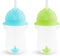 Munchkin Any Angle Weighted Toddler Straw Cups with Click Lock Lid, 10 Ounce, 2 Pack, Blue/Green...