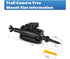Adjustable Trail Camera Tree Mount: Game Camera Outdoor Mounting Bracket Holder with Double 360° Swivel Tilt Ball Joints, 1 Pack...