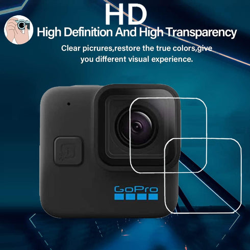 Plastic Protective Cage Cover Screen Protector for Gopro Hero11 Black Mini Hero 11 Black Mini Anti-Scratch LCD Lens Glass Screen Protective Cap Gu...