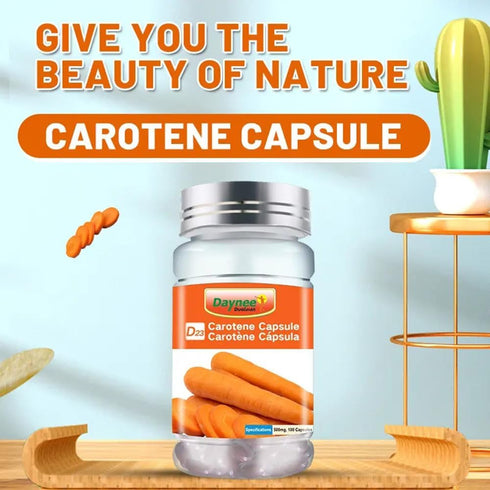AIHIYO Carotene soft Capsule, 500mg Beta Carotene Supplement with 25000 IU, Support Healthy Skin and Eyes, 100 Count...