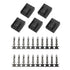 Maxmoral 5PCS PWN Plastic Shell Computer Case Cooling Fan Female Plug Interface 4-pin PC Fan Connector Kit...