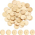 PH PandaHall 50 Pcs 304 Stainless Steel Flat Round Blank Stamping Tag Pendants Charms for Bracelet Necklace Jewelry DIY Crafts Making, Gloden...