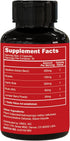 Hawthorn Berry Capsules-10:1 High Strength Extract from 5000mg Fresh Berries- Antioxidant, Circulation Support-Hawthorne Supplement with Hibiscus ...