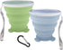 Collapsible Cup-Silicone Small Foldable Cup-Expandable Folding Drinking Cup -Reusable Portable Mugs Cup with Lids For Travel, Camping, Hiking, Out...