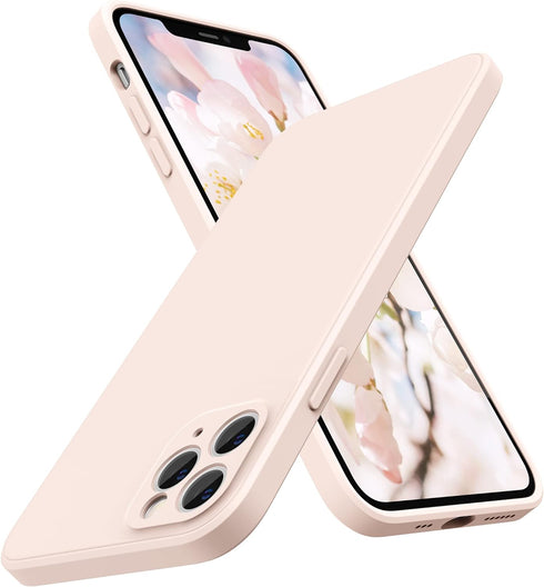 SURPHY Square Design for iPhone 11 Pro Case with Camera Protection, Straight Edges Liquid Silicone Phone Case for iPhone 11 Pro 5.8 inches, Light ...