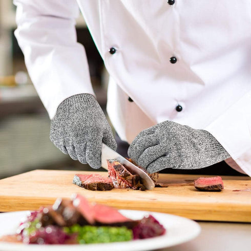 Cut Resistant Gloves Food Grade Level 5 Hand Protection,Kitchen Cut Gloves (Medium(palm Diameter 3.35-3.75inch))...