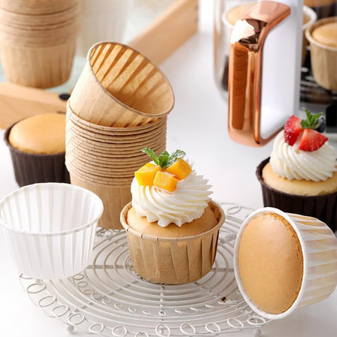 200 PCS Cupcake Liners Muffin Standard Size, Baking Cups Greaseproof Wrappers Paper Cupcake Holders for Wedding Birthday Party Baby Showers Bakery...