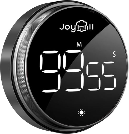 JOYHILL Revolutionary Digital Kitchen Timer: Large LED Display, 3 Volume Levels, Magnetic & Portable - Ideal for Cooking, Teaching, Fitness, & Mor...