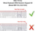 Ombre Grey Silicone Keyboard Skin Cover for iMac Wired USB Full Size Keyboard with Numeric Keypad A1243(G6 MB110LL/B and MB110LL/A)...