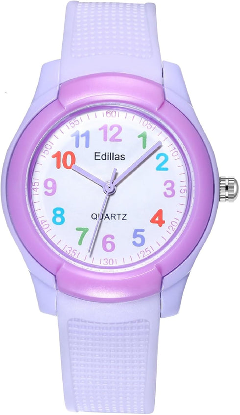 Edillas Kids Analog Watch for Girls Boys,Children Waterproof Learning Time Wrist Watch Easy to Read Time Wrist Watches for Kids Girls Boys...