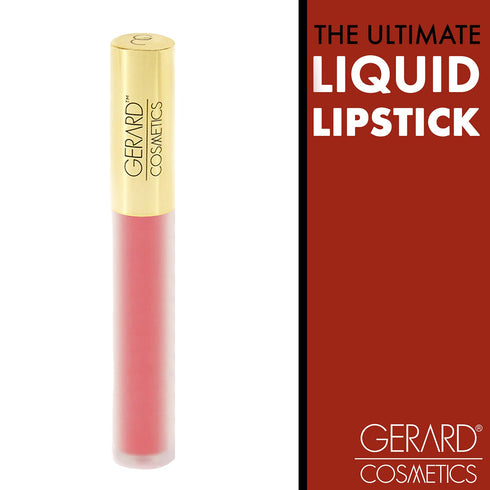 Gerard Cosmetics HydraMatte Liquid Lipstick West Coast | Coral Lipstick with Matte Finish | Long Lasting and Non-Drying | Super Pigmented Fully Op...