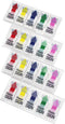 Please Sign Message Flags Assorted Color, 400 Pages Total, 0.79x1.77 Inch Wide Flags, Easy to Post, 4 On-The-Go Dispensers/Pack...