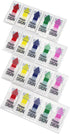 Please Sign Message Flags Assorted Color, 400 Pages Total, 0.79x1.77 Inch Wide Flags, Easy to Post, 4 On-The-Go Dispensers/Pack...