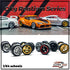 Hot 1/64 Wheels for Diecast Model Car Vehicles (10 Sets in 1 Box), Suitable for Car Culture Collectors, Modified Sets, Replace The Mainline, Real ...