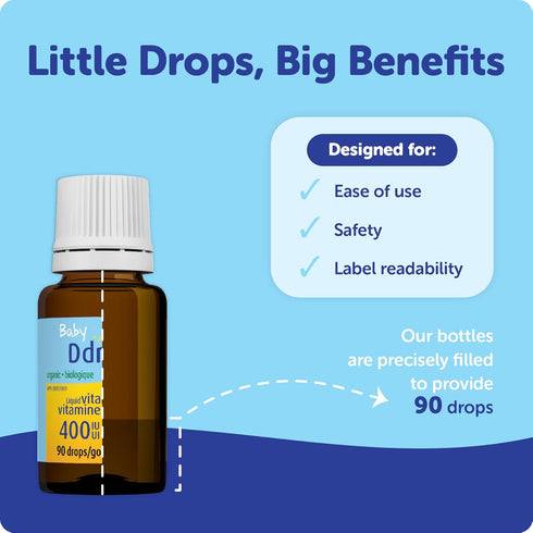 D Drops Baby Liquid Vitamin D (90 Drops)...
