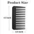 Mini Wide Tooth Comb,Small Travel Purse Hair Detangling Comb Beard Comb for Curly Wavy Hair Portable Care Comb Shower Comb Travel Combs for Men Wo...
