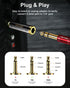 ANDTOBO 3.5mm Male to 1/4'' Female Stereo Pure Copper Headphone Adapter,3.5mm(1/8'') Plug Male to 6.35mm (1/4'') Jack Female Stereo Adapter for He...