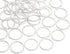 14mm Pack of 100pcs Silver Color Closed Jump Rings for Necklace Bracelet Jewelry Making...