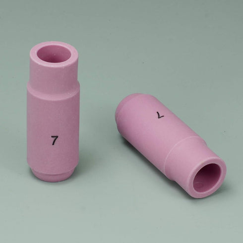 RIVERWELD TIG Alumina Nozzles Ceramic Shield Cup #7 10N47 7/16" Orifice Fit DB PTA SR WP 17 18 26 TIG Welding Torch 10pk...
