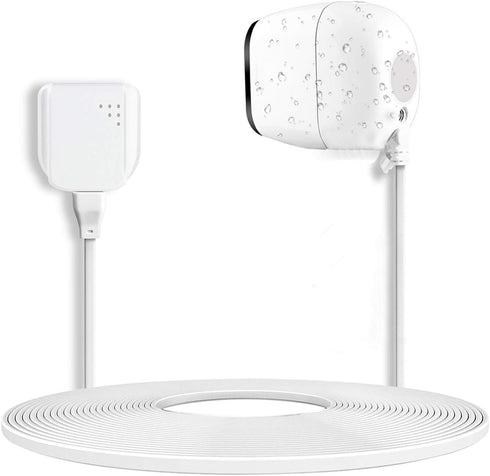 Charging Cable for Arlo Pro and Arlo Pro 2, JESSY Charger and Power Cord Compatible with Arlo Pro/Pro 2/Go/Security Light, 30ft/9m Weatherproof Ou...