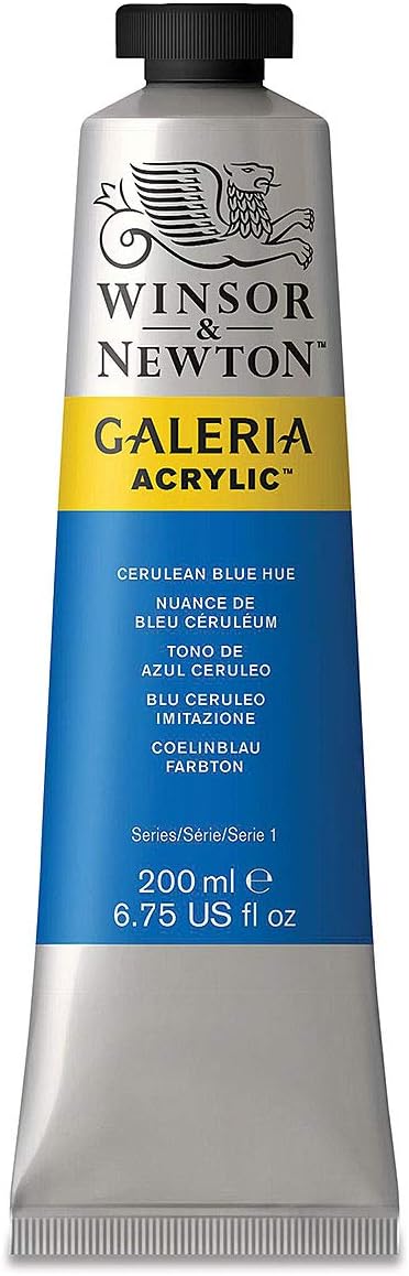 Winsor & Newton Galeria Acrylics - Cerulean Blue Hue - 200ml Tube...
