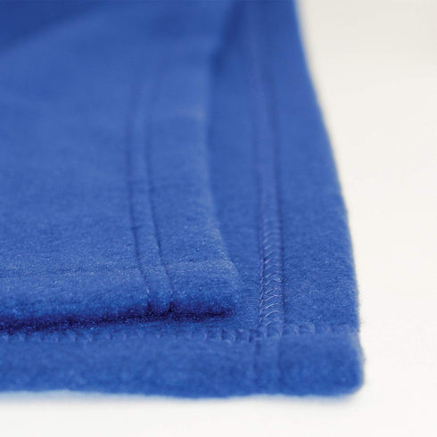 Cozy-Soft Microfleece Travel Blanket, 50x60 Inch, Lightweight, Compact, Perfect for Airplane and Car, Royal Blue...