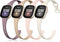 Getino Compatible with Fitbit Sense/Sense 2 Bands/Versa 3/ Versa 4 Bands Women Men, Soft Thin Sport Accessories, Slim Band for Fitbit Versa 3/ Ver...