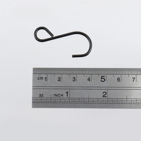 T Tulead 30PCS S-Hooks Small Metal Hanging Hooks 1.6" Black for Bedroom,Bathroom,Kitchen,Office...