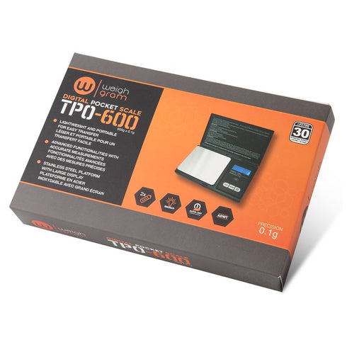 Weigh Gram Scale 600g x 0.1g,Pocket Scale, Digital Jewelry Scale, Food Scale, Kitchen Scale, Digital Pocket Scale...