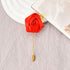 Rose Lapel Pin for Men Flower Brooches and Pins for Women Floral Brooch Set Boutonniere Pins for Wedding Funeral Accessories...
