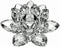 Amlong Crystal 3 inch Clear Crystal Lotus Flower with Gift Box...