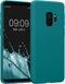 kwmobile Case Compatible with Samsung Galaxy S9 Case - Soft Slim Protective TPU Silicone Cover - Teal Matte...