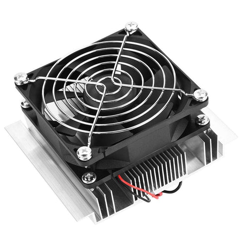 12V Semiconductor Refrigeration Module with Fan, DIY Cooling Device Peltier Cold Plate Cooler DC 12V......