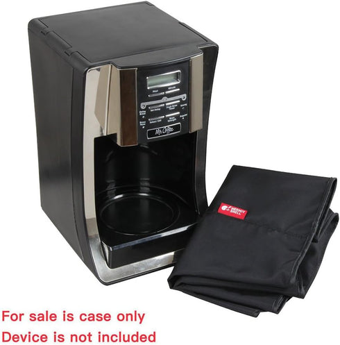 Dust Proof Cover with Soft Velvet Lining for Mr. Coffee 12-Cup Programmable Coffee Maker Bundle with 1 Month Water Filtration (BVMC-SJX33GT) by He...