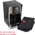 Dust Proof Cover with Soft Velvet Lining for Mr. Coffee 12-Cup Programmable Coffee Maker Bundle with 1 Month Water Filtration (BVMC-SJX33GT) by He...