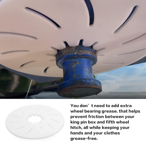 12" Trailer Camper Fifth Wheel Lube Plate 3/16" Thick by Usamate...