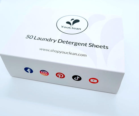 Laundry Detergent Sheets - Family Pak up to 100 loads (50 sheets) - Lavender - Powerful/Hypoallergic/Eco-friendly/Biodegradable...
