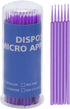 Touch Up Paint Brushes for Automotive Paint Chip Repair Disposable Micro Applicators (S:1.5mm, Purple)-100 Pieces...