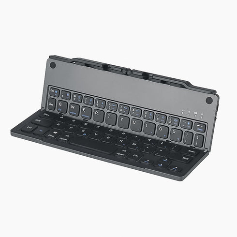 Bluetooth Keyboard, Foldable Keyboard with Stand, Portable Keyboard, Travel Keyboard Compatible with Windows iOS Android iPhone and Tablet...