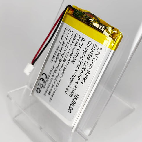 DC 3.7V 1300mAh 503759 rechargeable lithium polymer replacement battery for DIY 3.7-5V electronic product, mobile energy storage power supply...