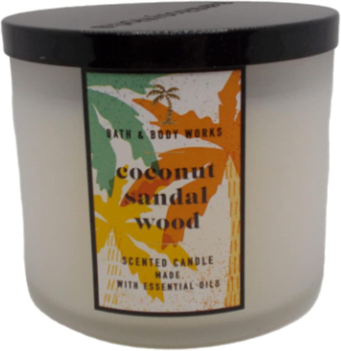 Bath and Body Works Coconut Sandalwood 3-Wick Candle 14.5 oz / 411 g...