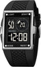 Men's Luminous Square Digital Sports Watch Waterproof Countdown Multi-Function Watch...