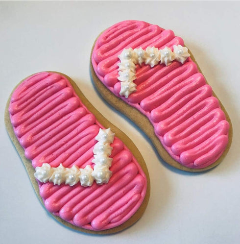Flip Flop Summer Beach Cookie Cutter, 4.25" Made in USA by Ann Clark...