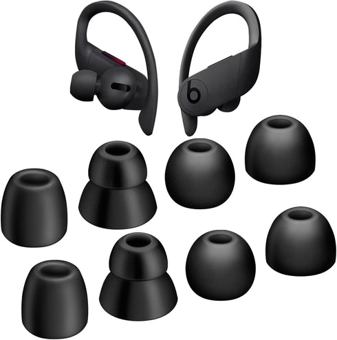 Replacement Eartips Compatible with Powerbeats Pro Wireless Earphone Headphones Soft Silicone Earbuds Tips Buds Set...