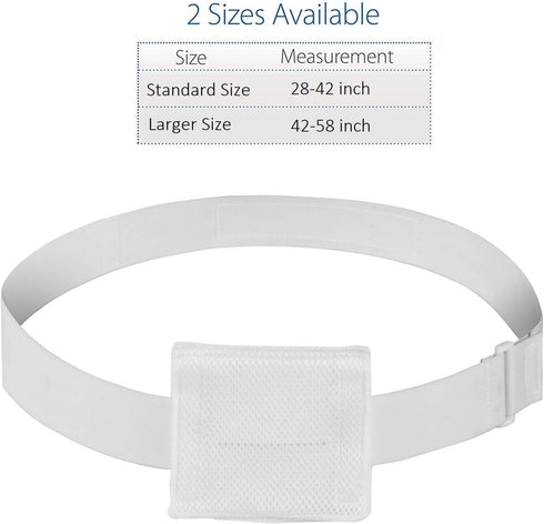 Feeding Tube Peritoneal Dialysis G Tube Belt G-Tube Holder, Comfortable and Concealment Gastrostomy Abdominal Dialysis Tubes Pads J-Tube Covers wi...