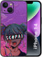 Compatible with iPhone 14 Anime Girl Case,Cute Kawaii Waifu Sexy Japanese Anime Girl Vaporwave Senpai Cartoon for iPhone Case Boys Girls,Anti-Shoc...