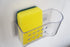 AMUONTY Sponge Holder for Kitchen Sink Suction,Plastic Sink Brush Sponge Caddy Sink Organizer-(5.7" x 2.4" x 3.1"),Clear...